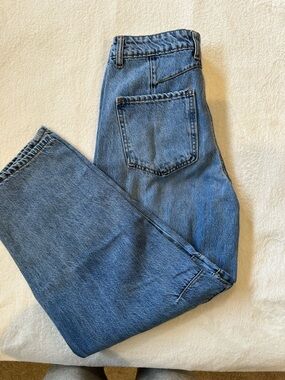 Flying Angel High Rise Barrel Leg Jeans